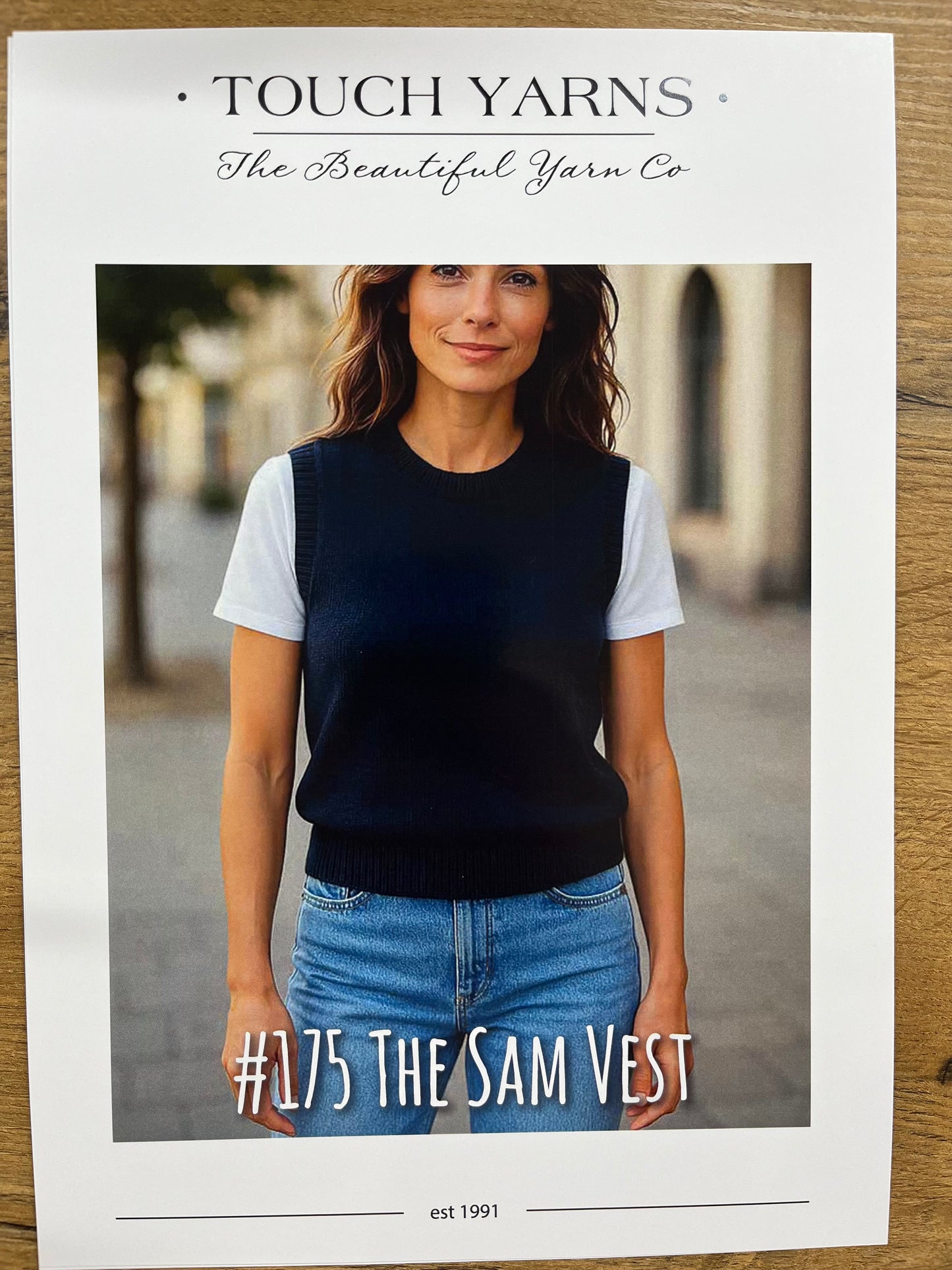 The Sam Vest - Touch Yarn