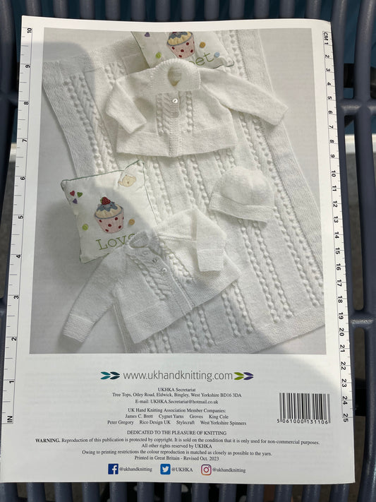 Baby Raglan Cardi, Blanket and Beanie - UKHKA 110