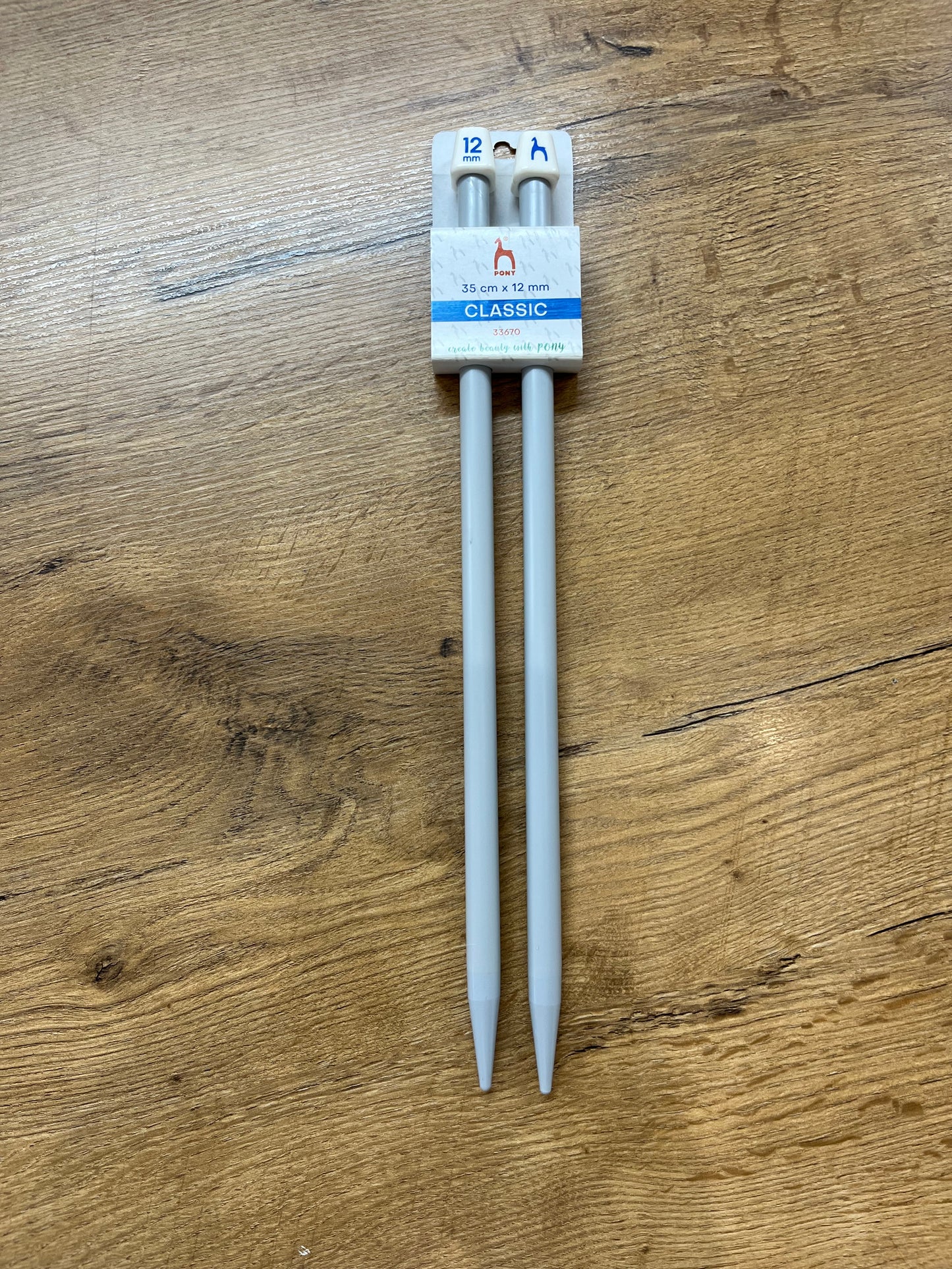 Pony Classic Knitting needles 12 mm 35cm
