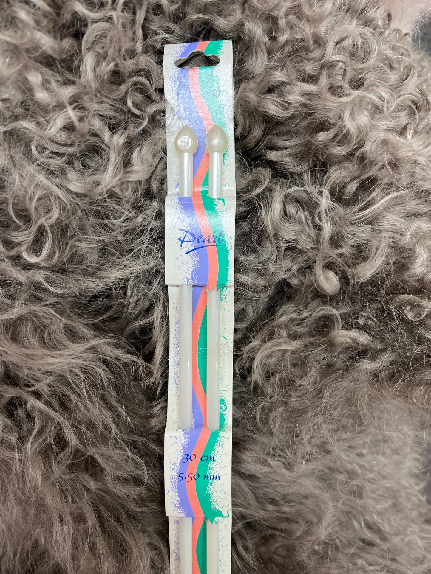 Pony Pearl Knitting Needles 5.5 mm 30cm