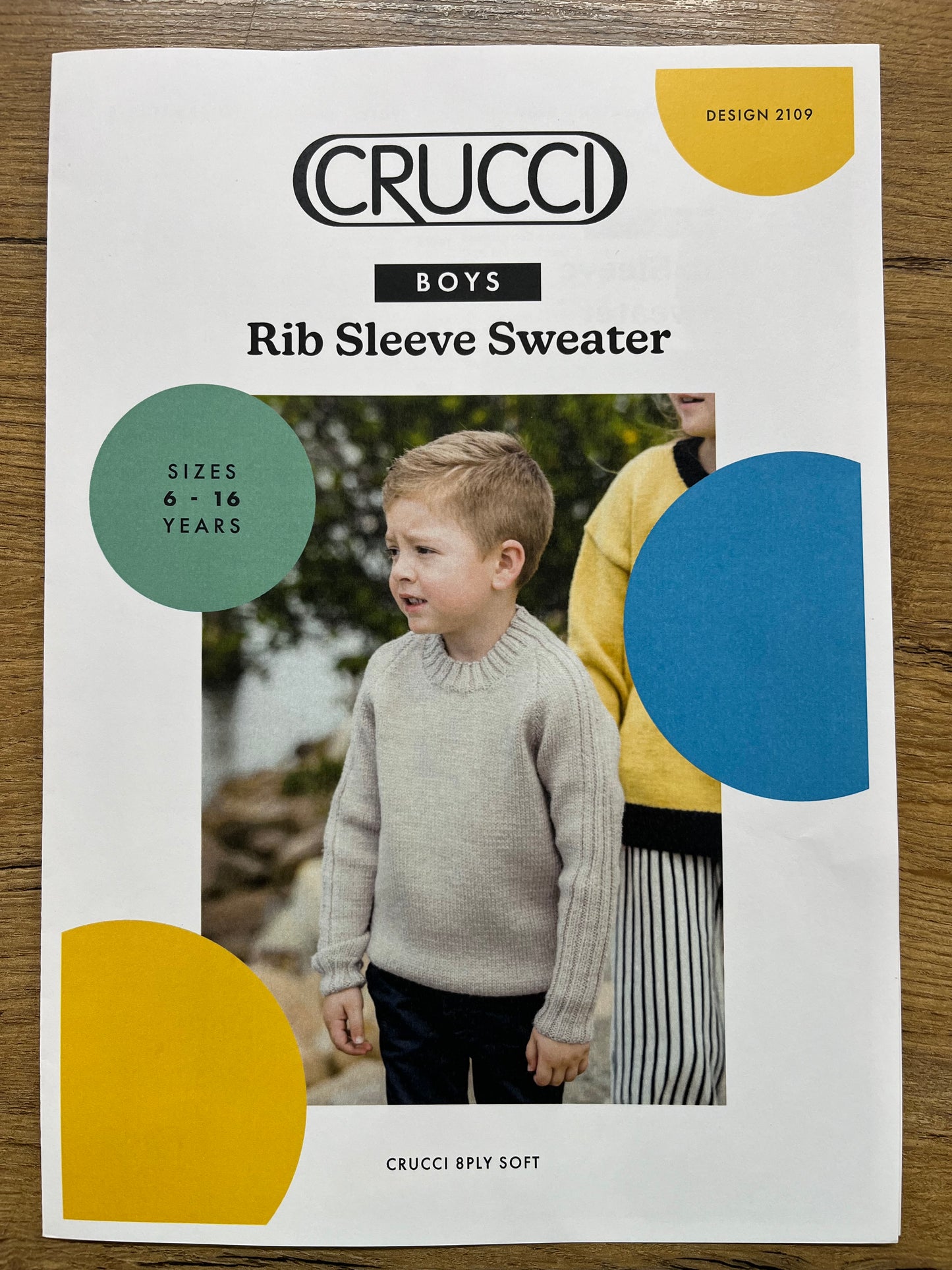 Boys Rib Sleeve Sweater