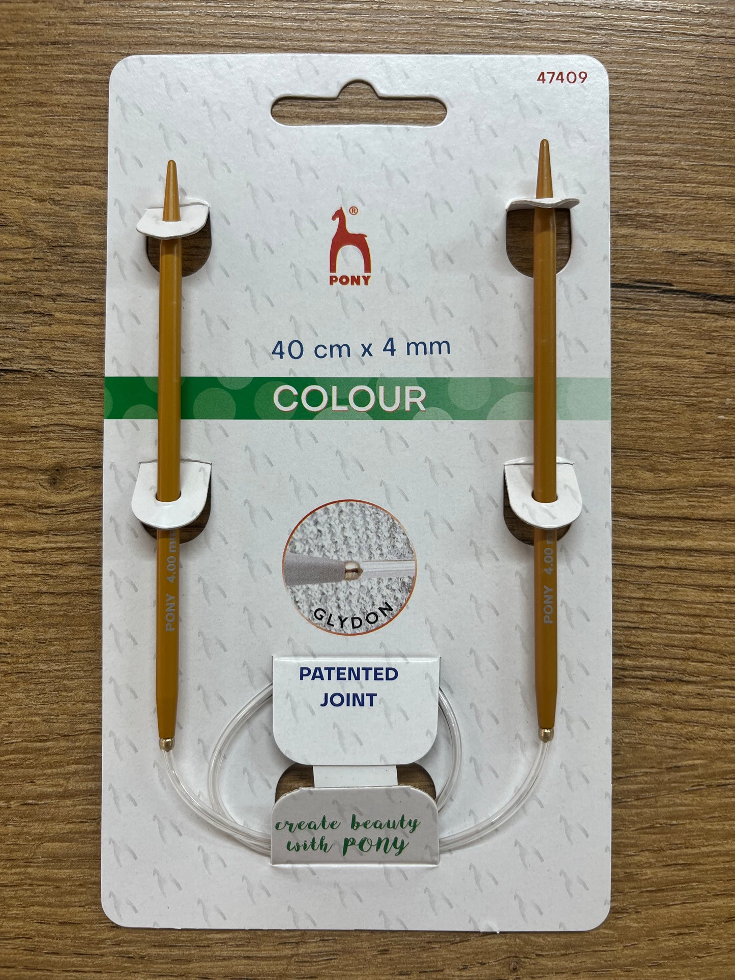 Pony Circular Colour Needles Steel Tipped 80cm x 4.00mm