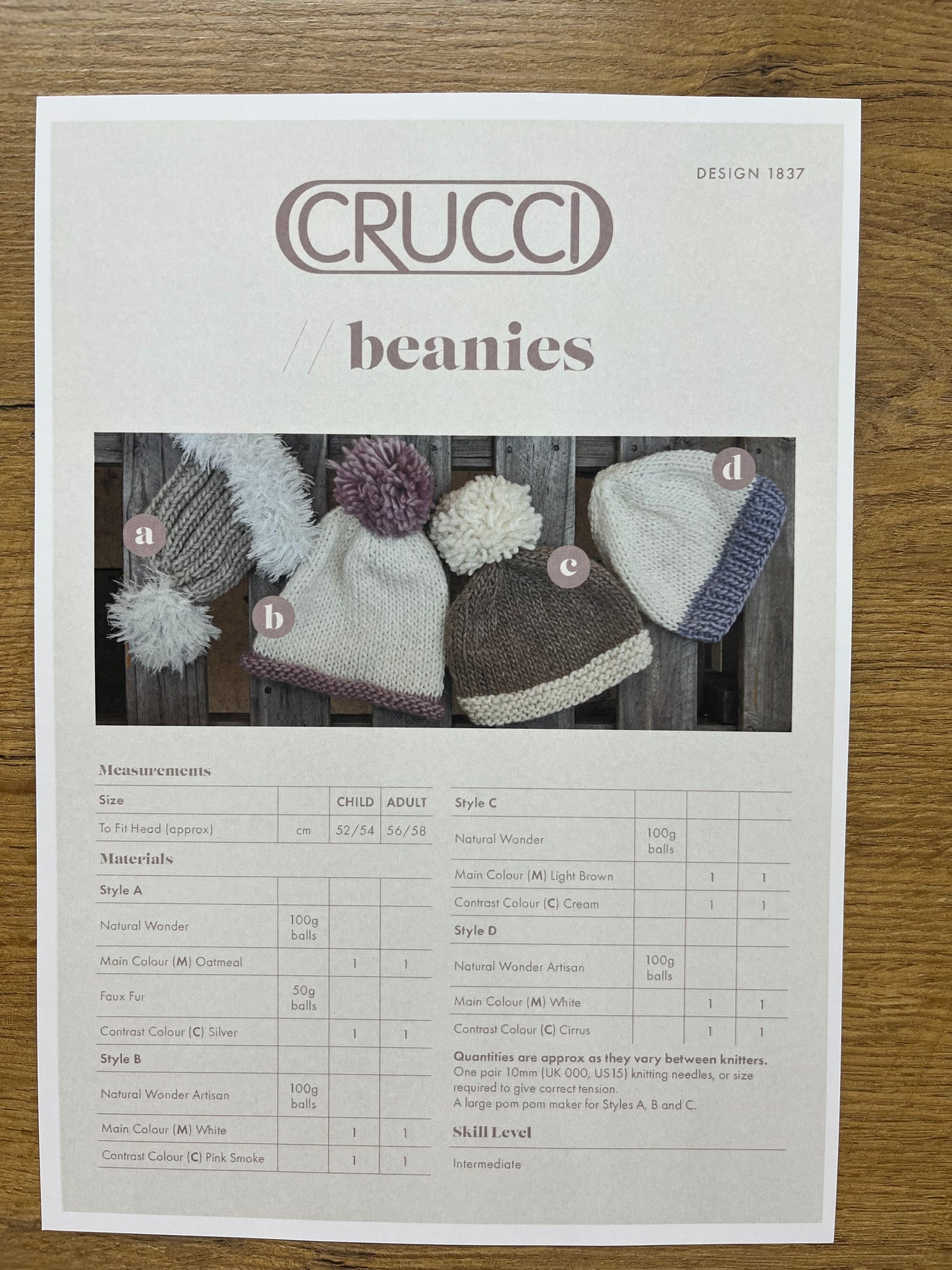Beanies - Crucci Natural Wonder