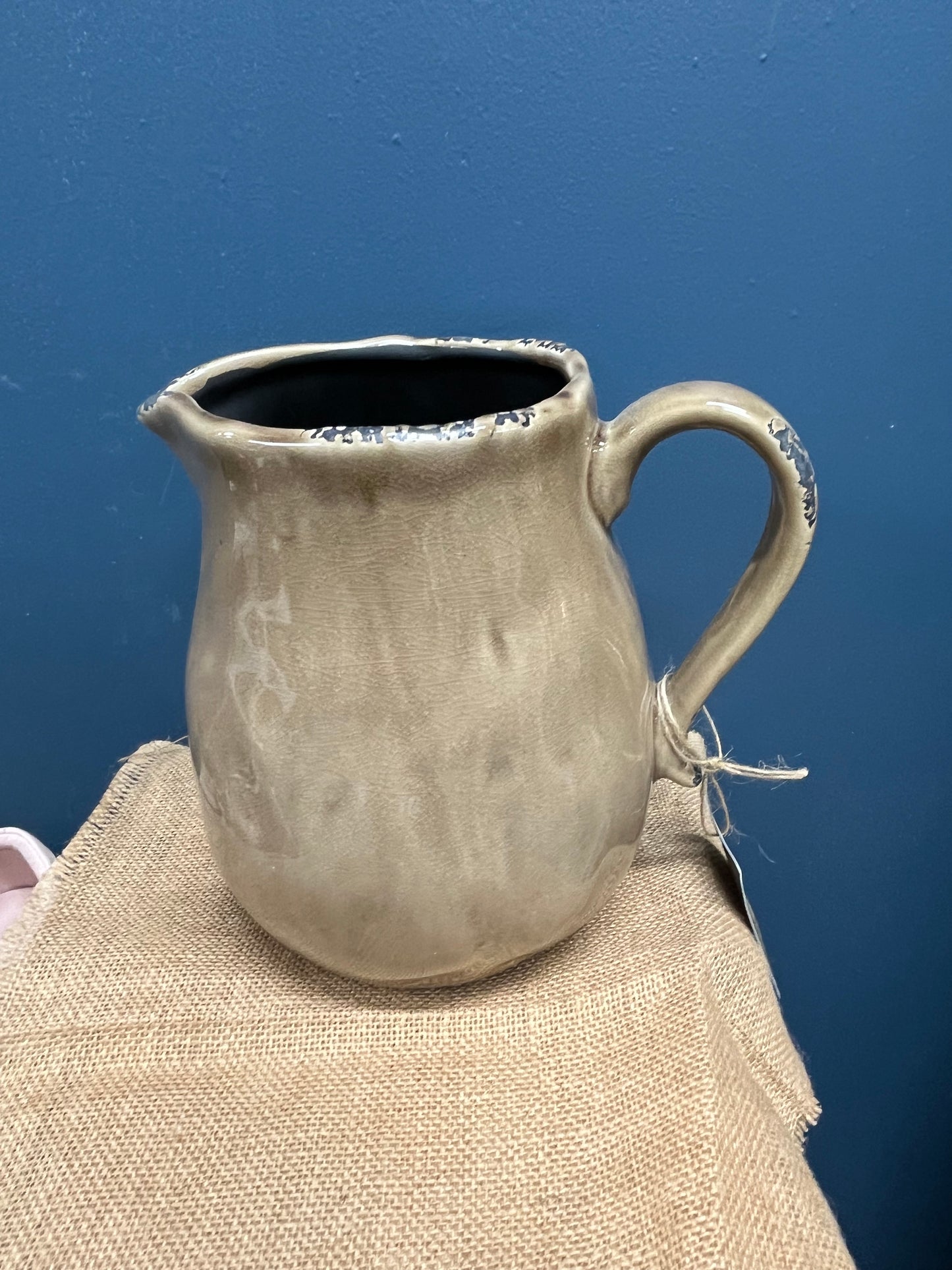 Stoneware Derringer Jug - Taupe
