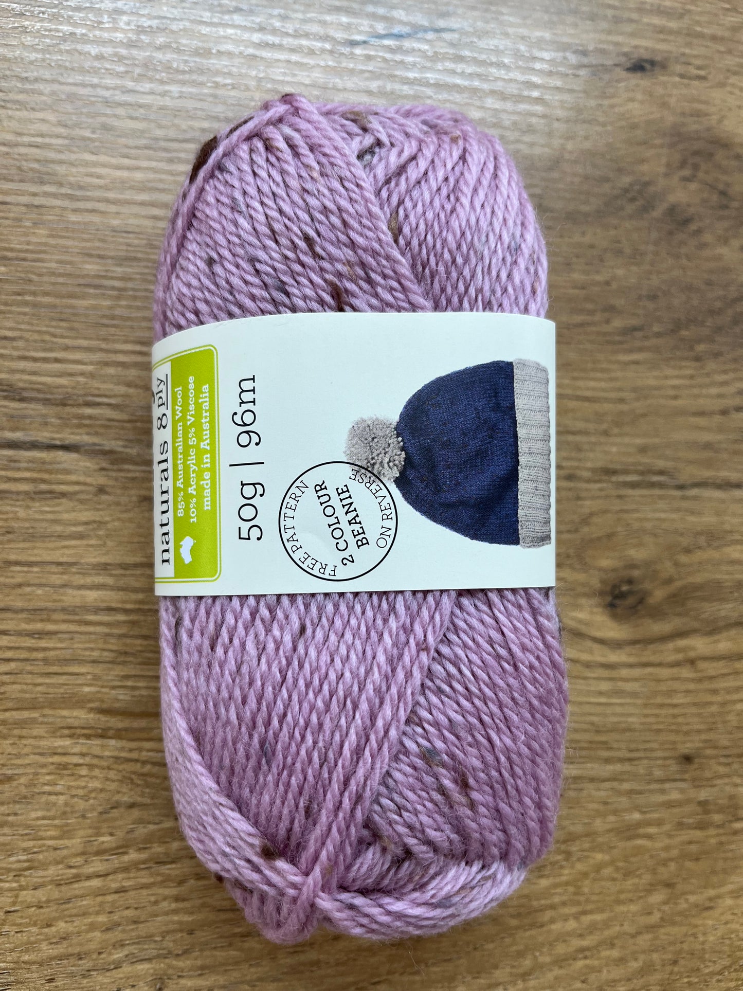 Cleckheaton Country Naturals 8 Ply - Rosewater