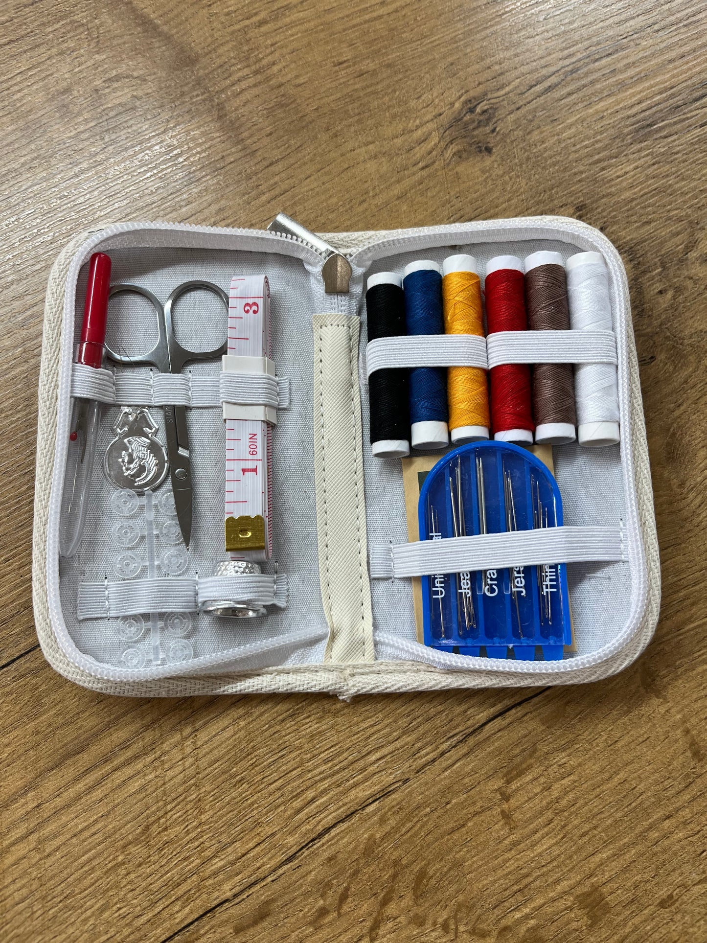 Travel Sewing Kit - Cream