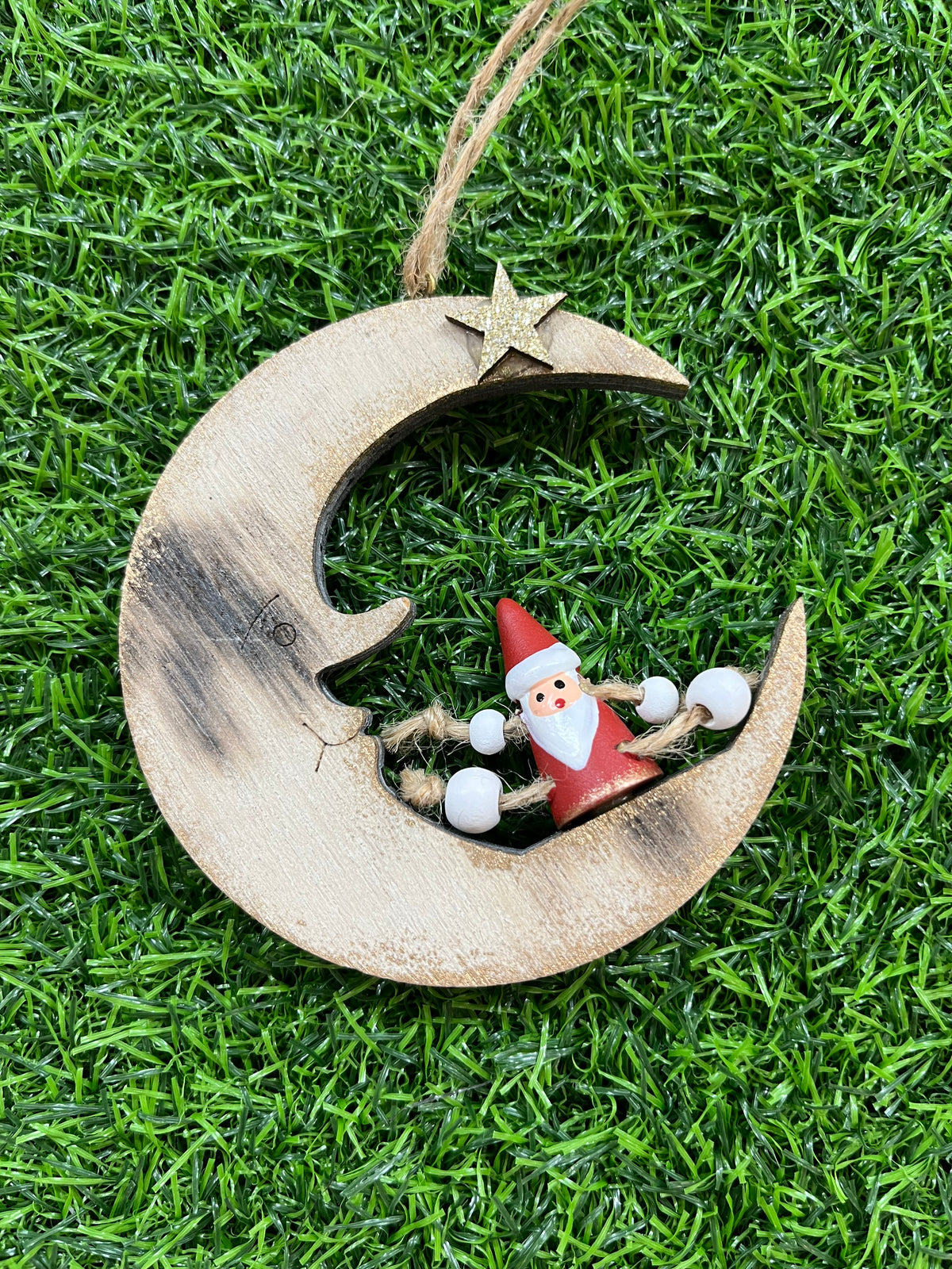 Wooden Hanging Christmas Tree Decoration