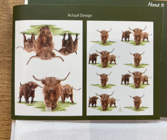 Highland Herd Tea Towels