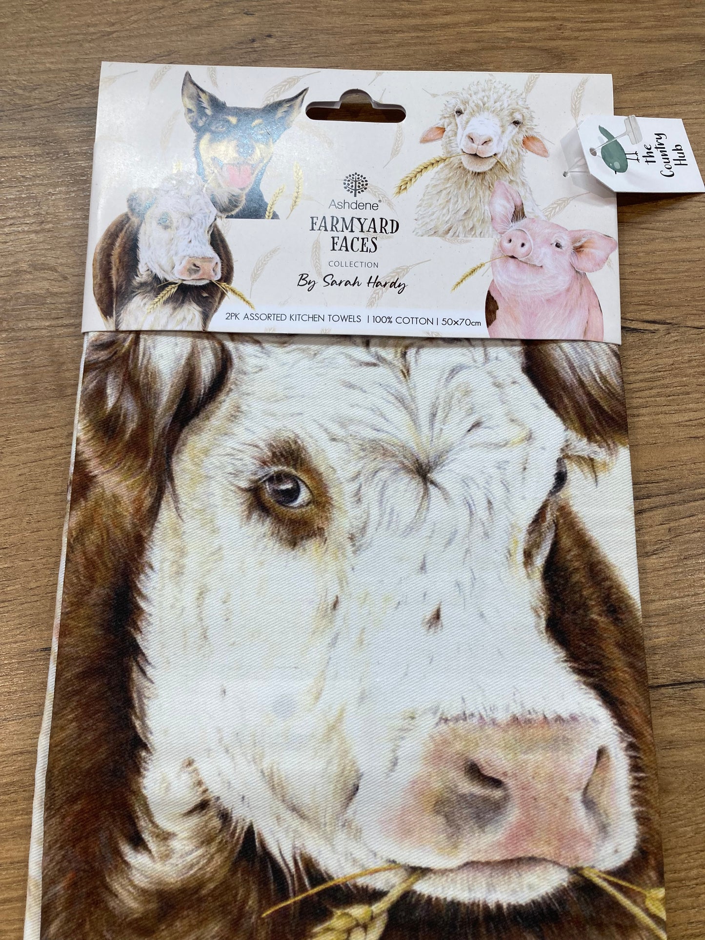 Farmyard Faces Tea Towels