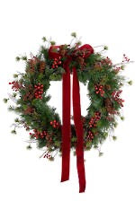Woodland Christmas Wreath - 60cm