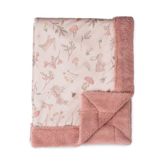 Little Linen Snuggle Blanket - Harvest Bunny