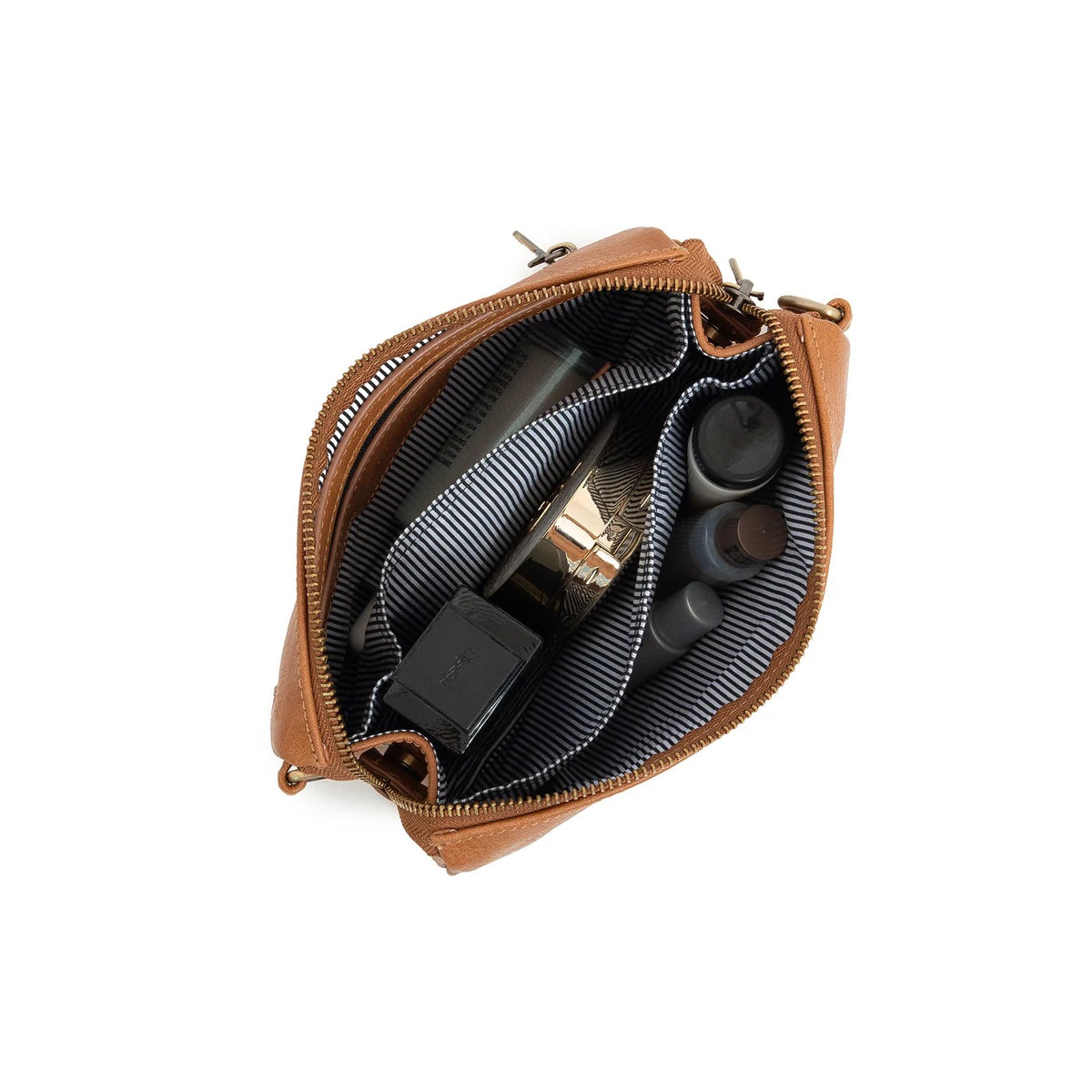Black Caviar Crossbody Bag - Edie Tan