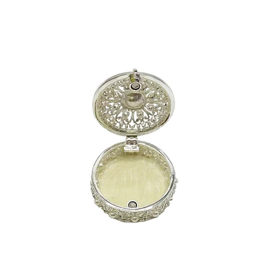 Jewellery Box - Round Pearl