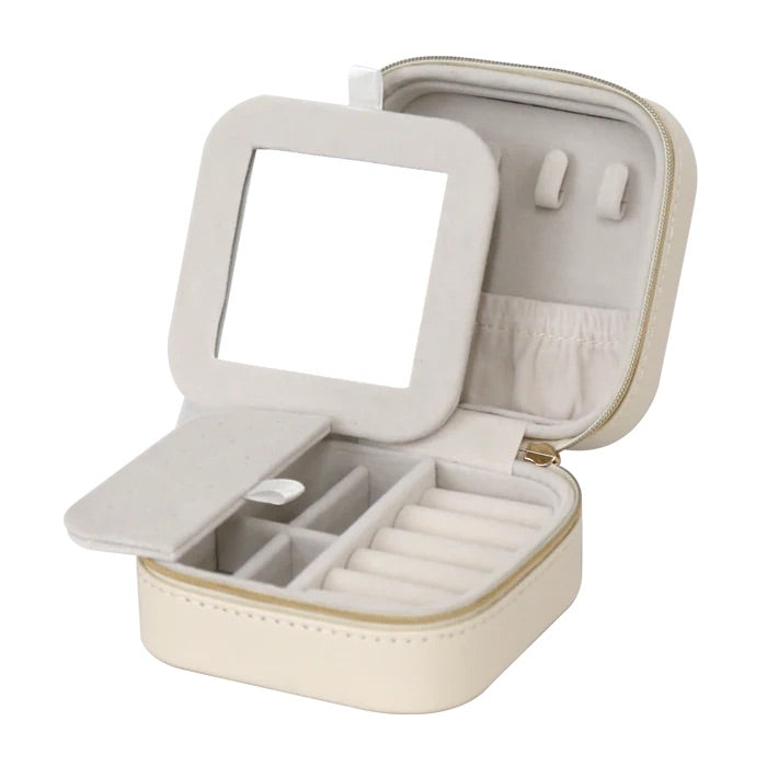 Champagne Travel Jewellery Case
