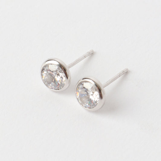 Celeste CZ Studs - Le Forge