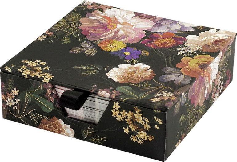 Desknotes - Midnight Floral