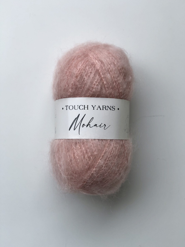 Touch Yarns 12ply Mohair - Peony