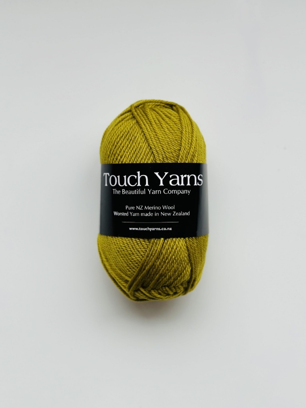 Touch Yarns Pure Merino 8ply – Pistachio