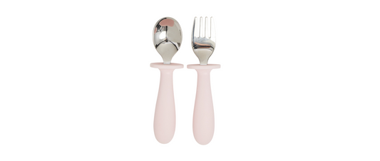 Baby Giraffe Silicone Cutlery Set