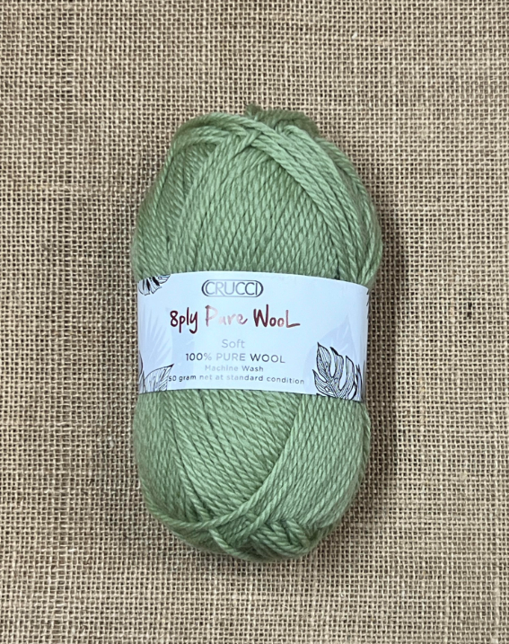 Crucci Pure Wool 8ply - Pistachio