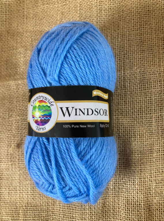 Windsor 8 ply – Light Blue