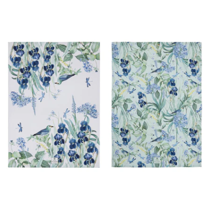 Ashdene Iris Garden Tea Towels