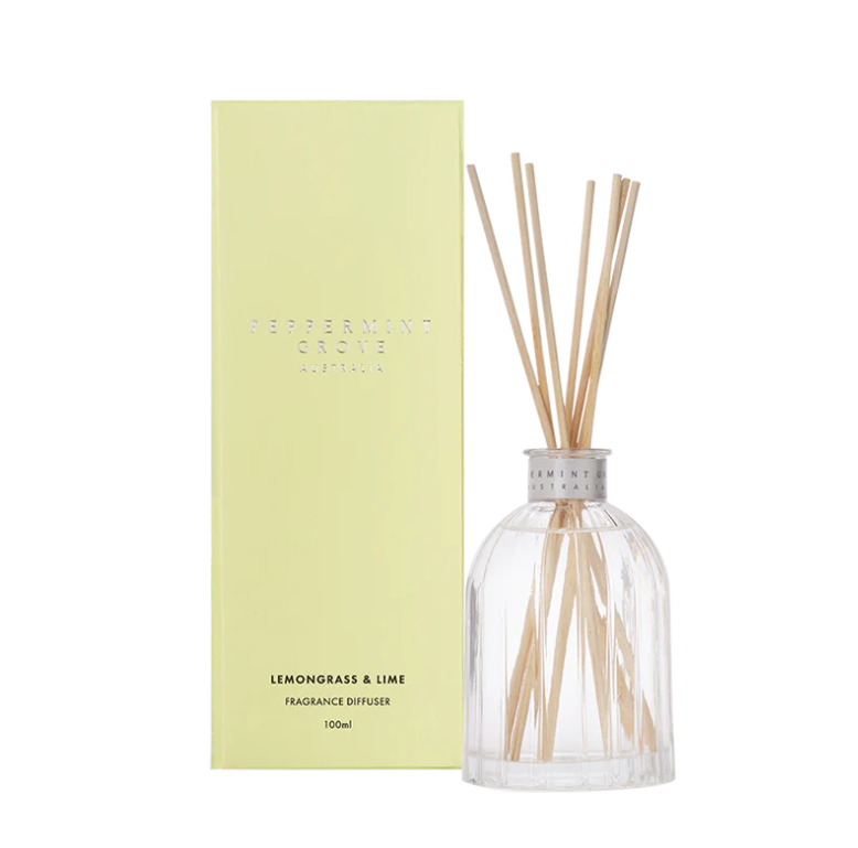 Peppermint Grove Fragrance Diffuser 100ml - Lemongrass & Lime