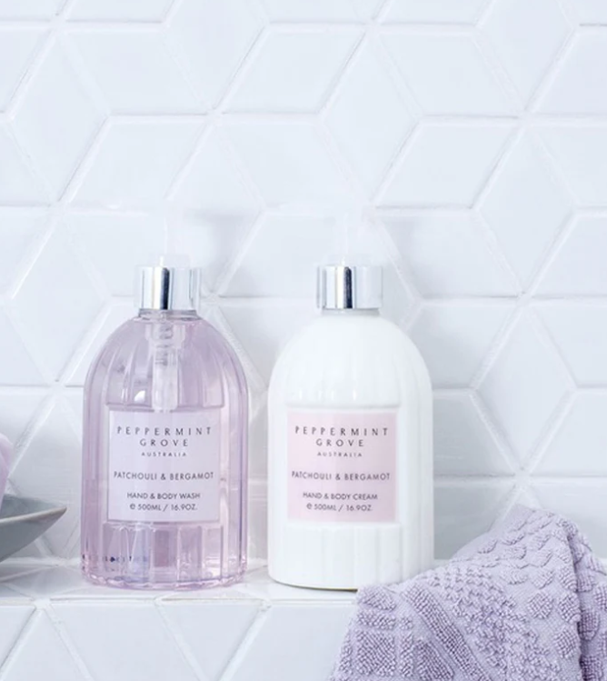Peppermint Grove Hand & Body Wash 500ml - Patchouli & Bergamot