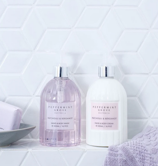 Peppermint Grove Hand & Body Cream - Patchouli & Bergamot