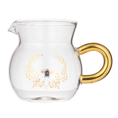 Ashdene Elegant Bee Glass Creamer