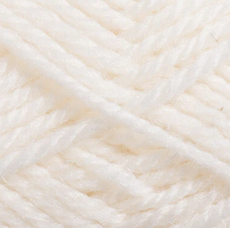 Crucci Pure Wool 4 ply – Soft White