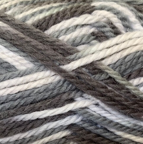 Crucci Pure Wool 8ply – Charcoal Print