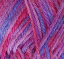 Countrywide Windsor Print 8 Ply - Pink Purple