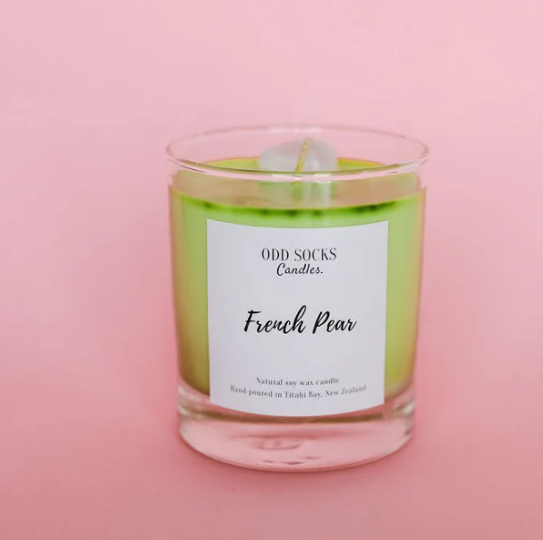 Odd sock candles - French Pear