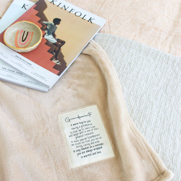 Heartfelt Grandparents Blanket