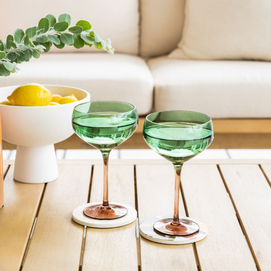 Tuscan Sun Cocktail Glasses