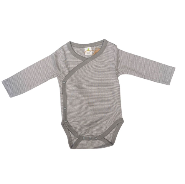 Kimono Bodysuit – Granite Striped