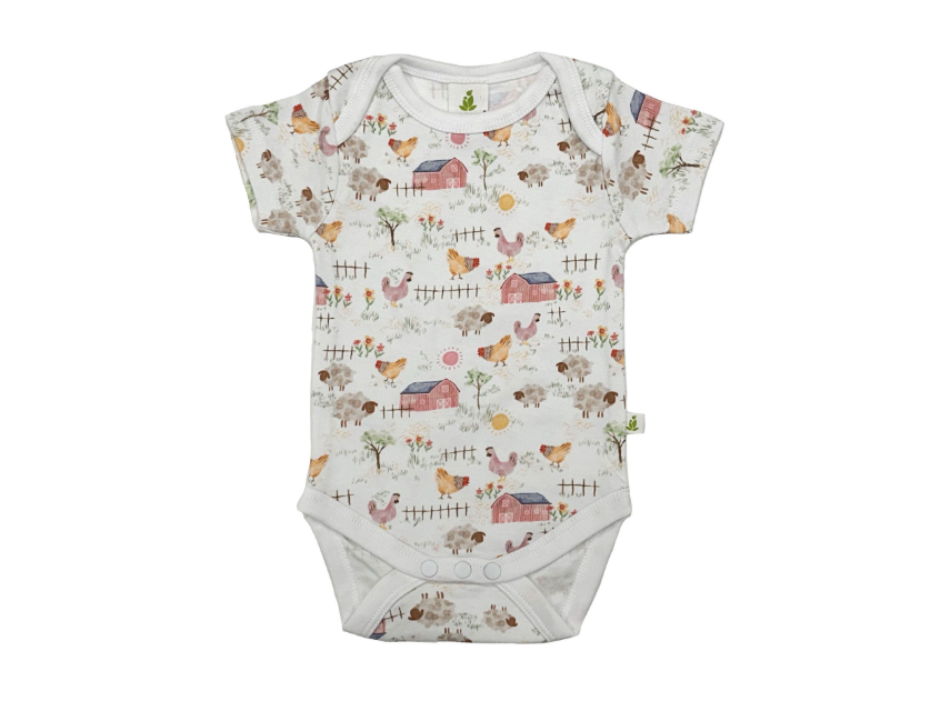 Short Sleeve Bodysuit – On the Farm