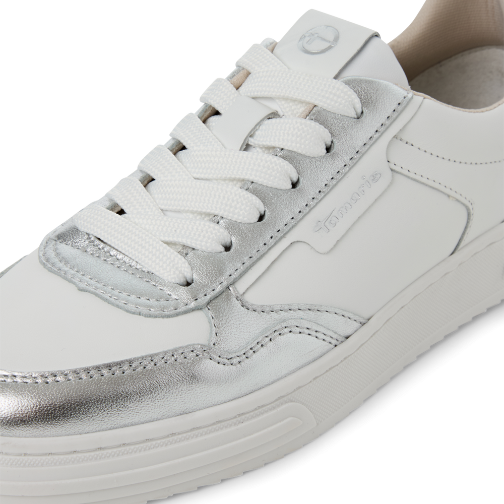 Tamaris Leather and Silver Shoe