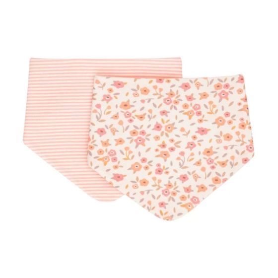 Bandana Bibs 2pk - Floral Bouguet