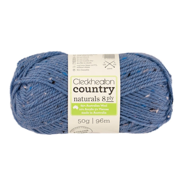 Cleckheaton Country Naturals 8 ply - Blue Shadow