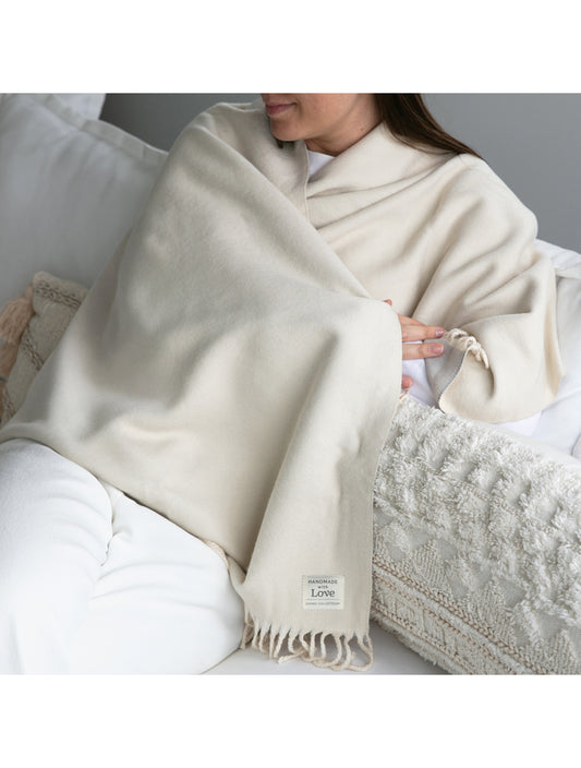 Demdaco Giving Wrap - Cream