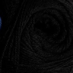 Crucci Sock Yarn Black 4 ply