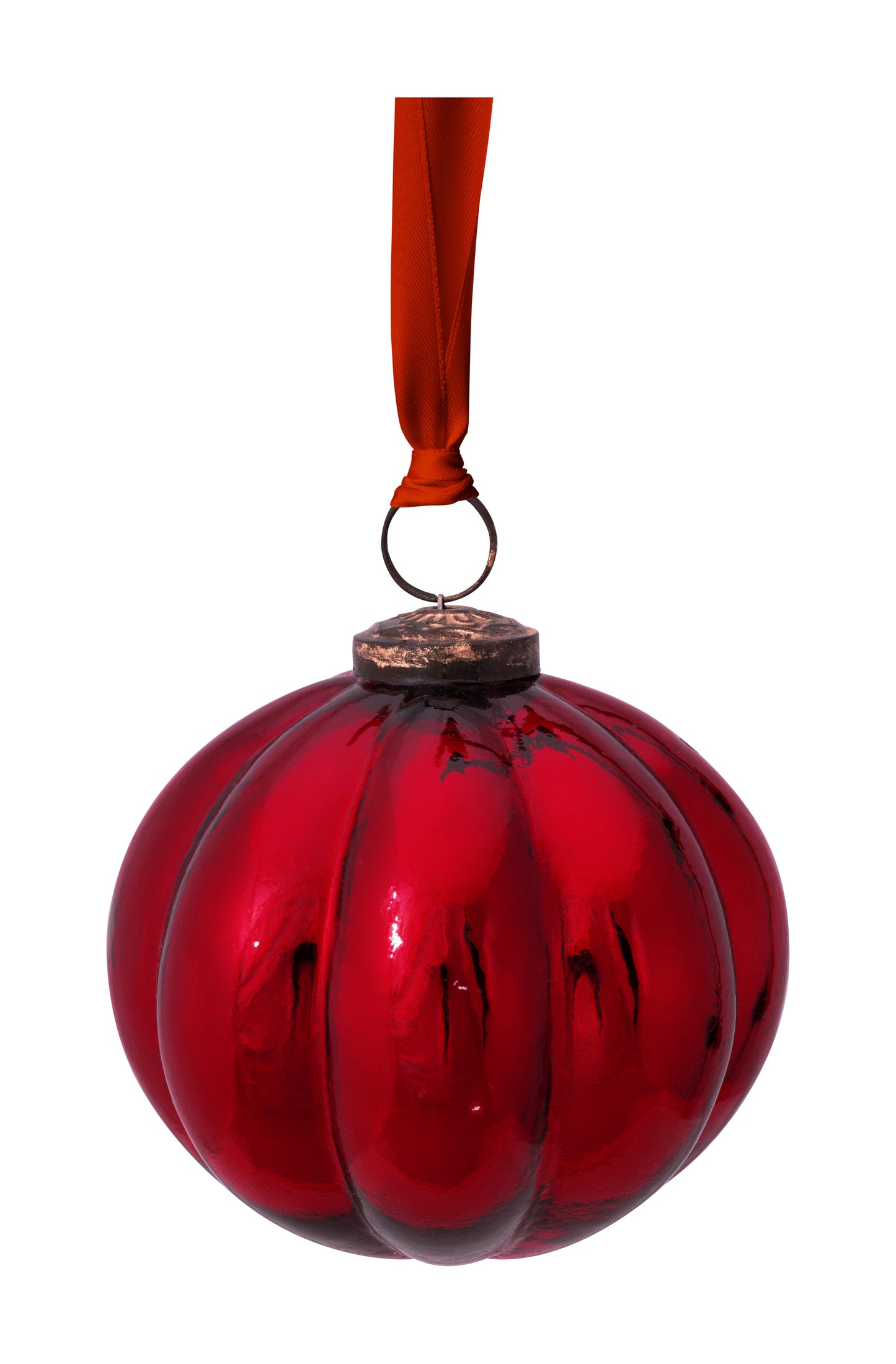 Christmas Glass Ornament - Red Ball