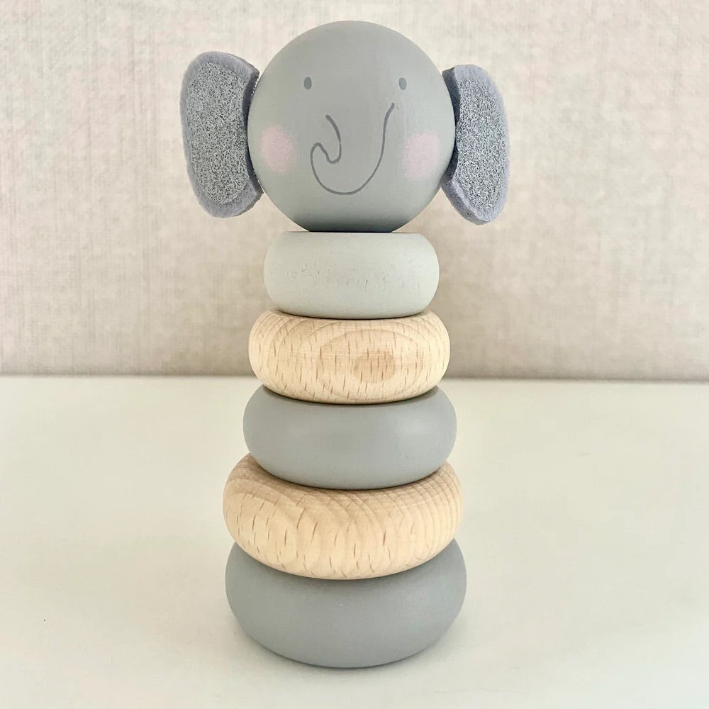 Bambino Wooden Stacking Toy - Elephant