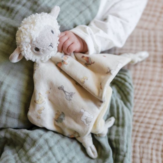 Farmyard Lamb Lovey - The Little Linen Company