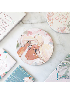 Ceramic Love Vera Coasters - Woman