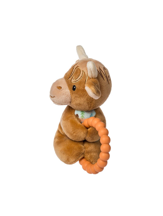 Mary Meyer Hetty HIghland Cow Teether Rattle