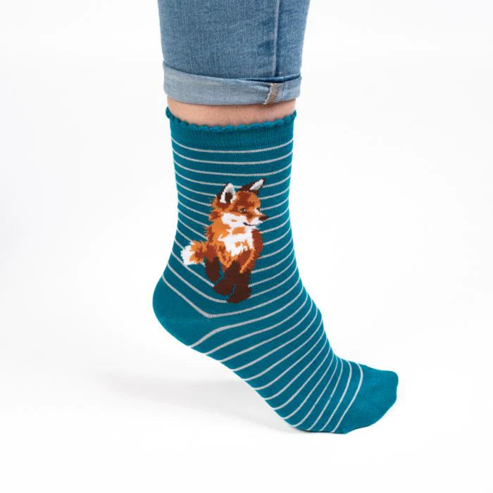 Wrendale Designs Ladies Socks - Born to be Wild