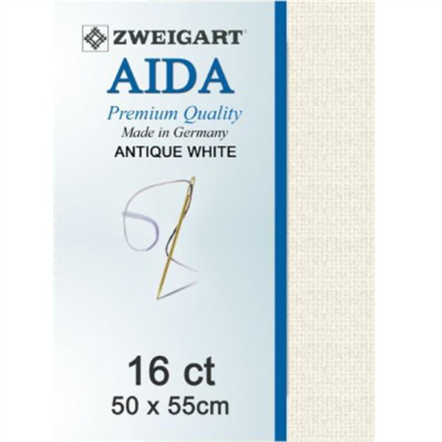 Zweigart Aida 16ct - Antique White